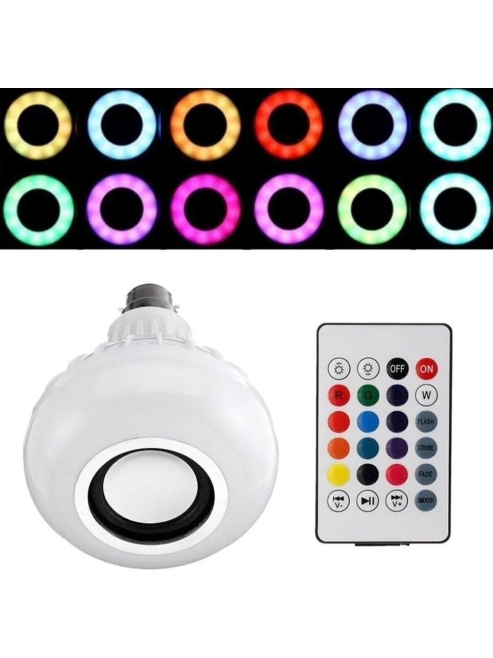 Kablolu El Tipi Mikrofon 5metre Kablolu FS-821 Kumandalı Bluetooth Hoparlör Ampul 500 Lümen Rgb