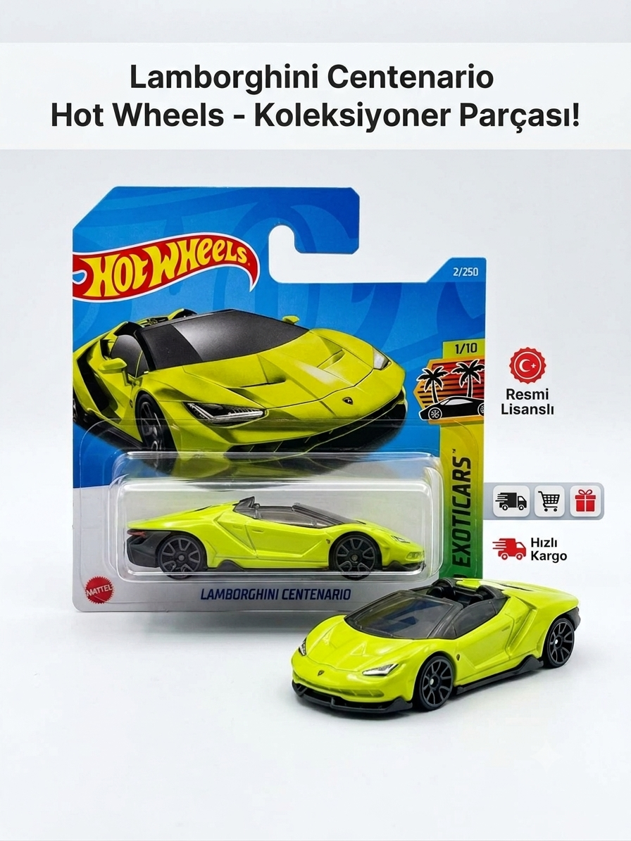 Hot Wheels 16 Lamborghini Centenario Roadster / Cabriolet Decapotable
