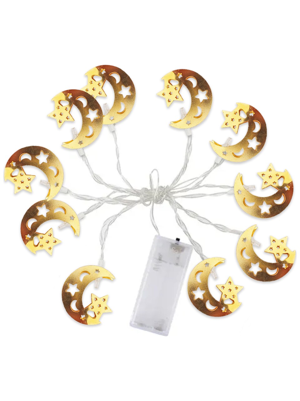 Ramazan Temalı Pilli LED Gün Işığı 2mt Dekarasyon