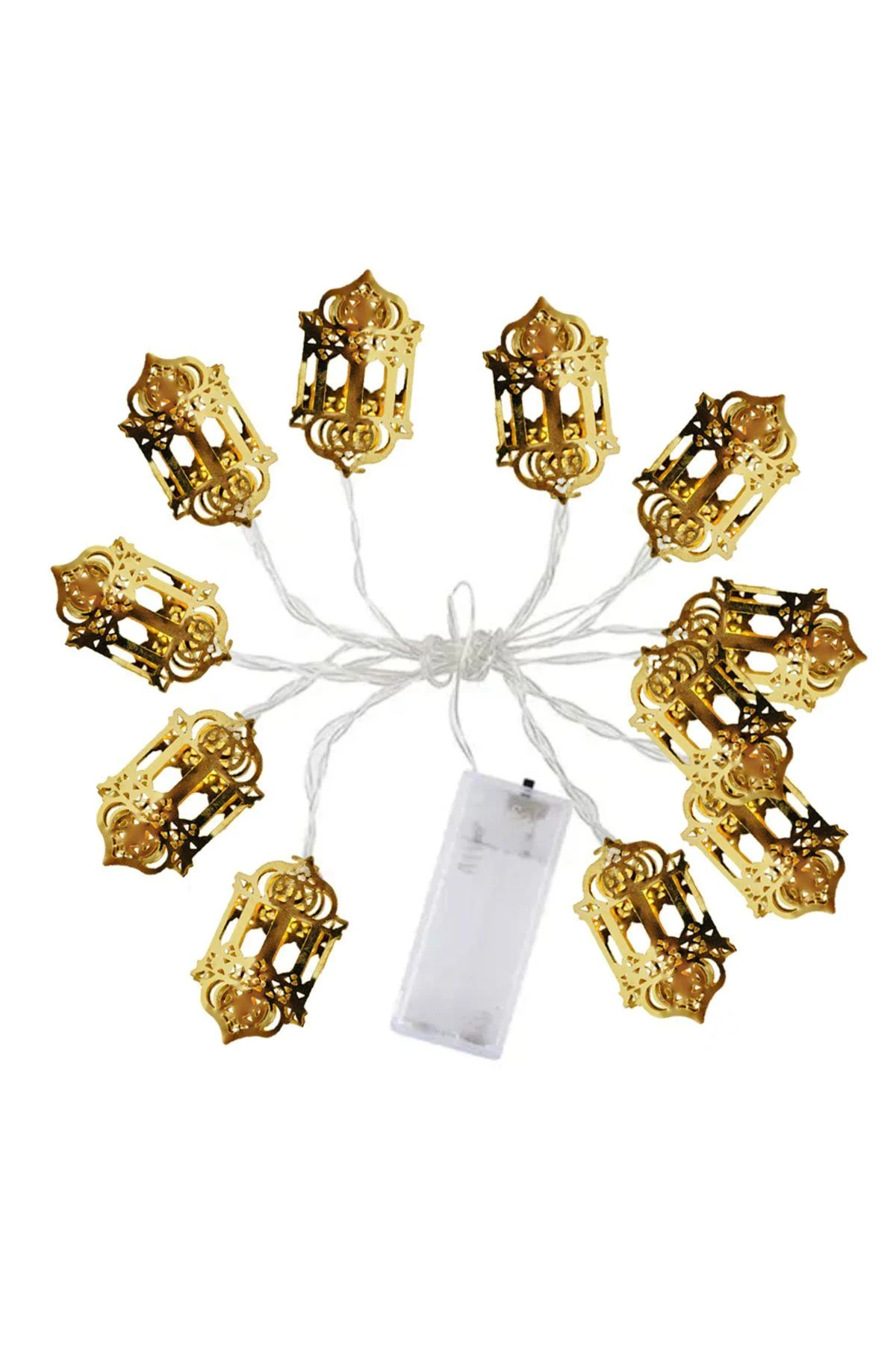 Ramazan Temalı Pilli LED Gün Işığı 2mt  Özel Dekarasyon