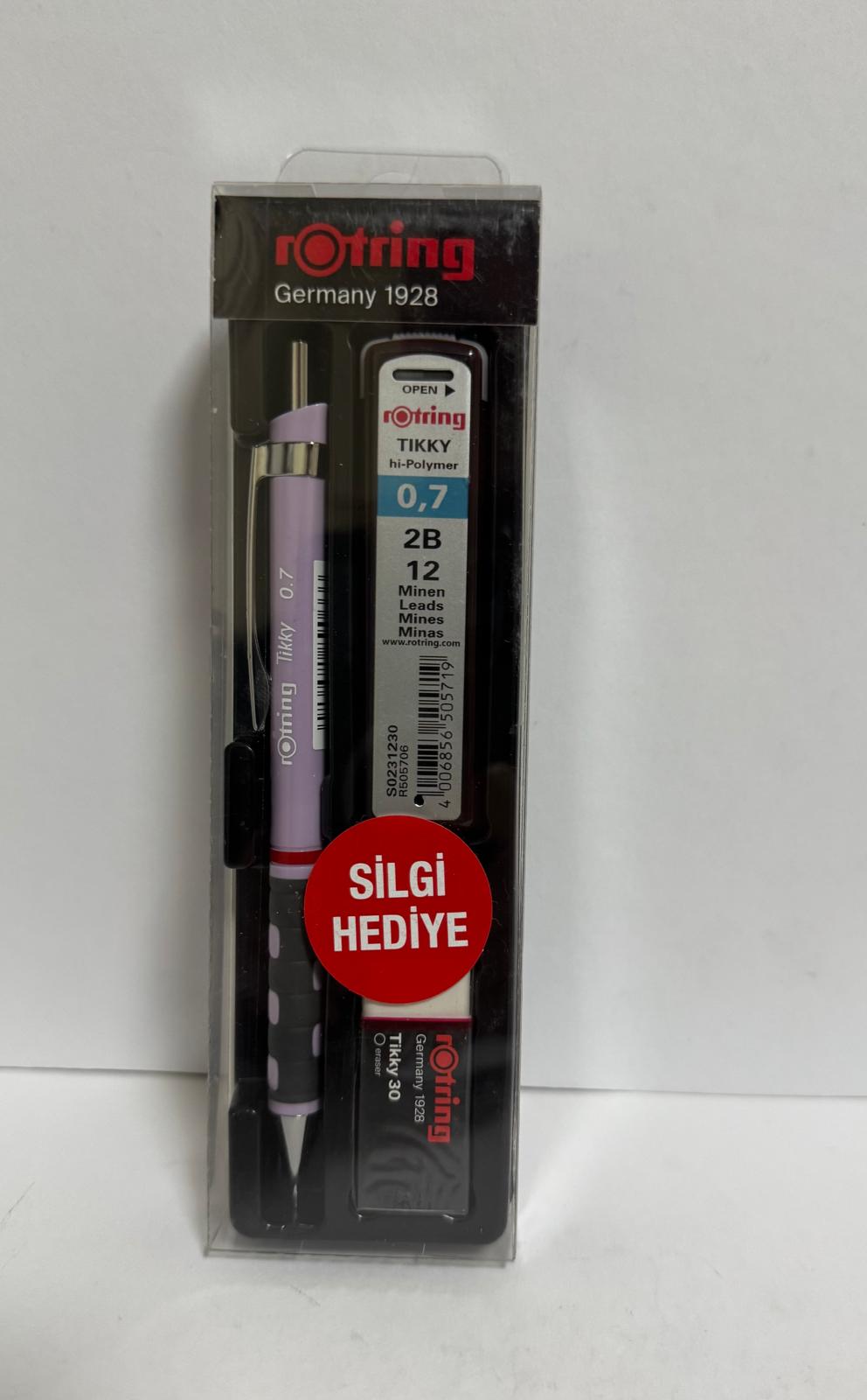 Versatil Lila Kalem 0.7+Min+Silgi Hediye Versatil Lila Kalem 0.7+Min+Silgi Hediye