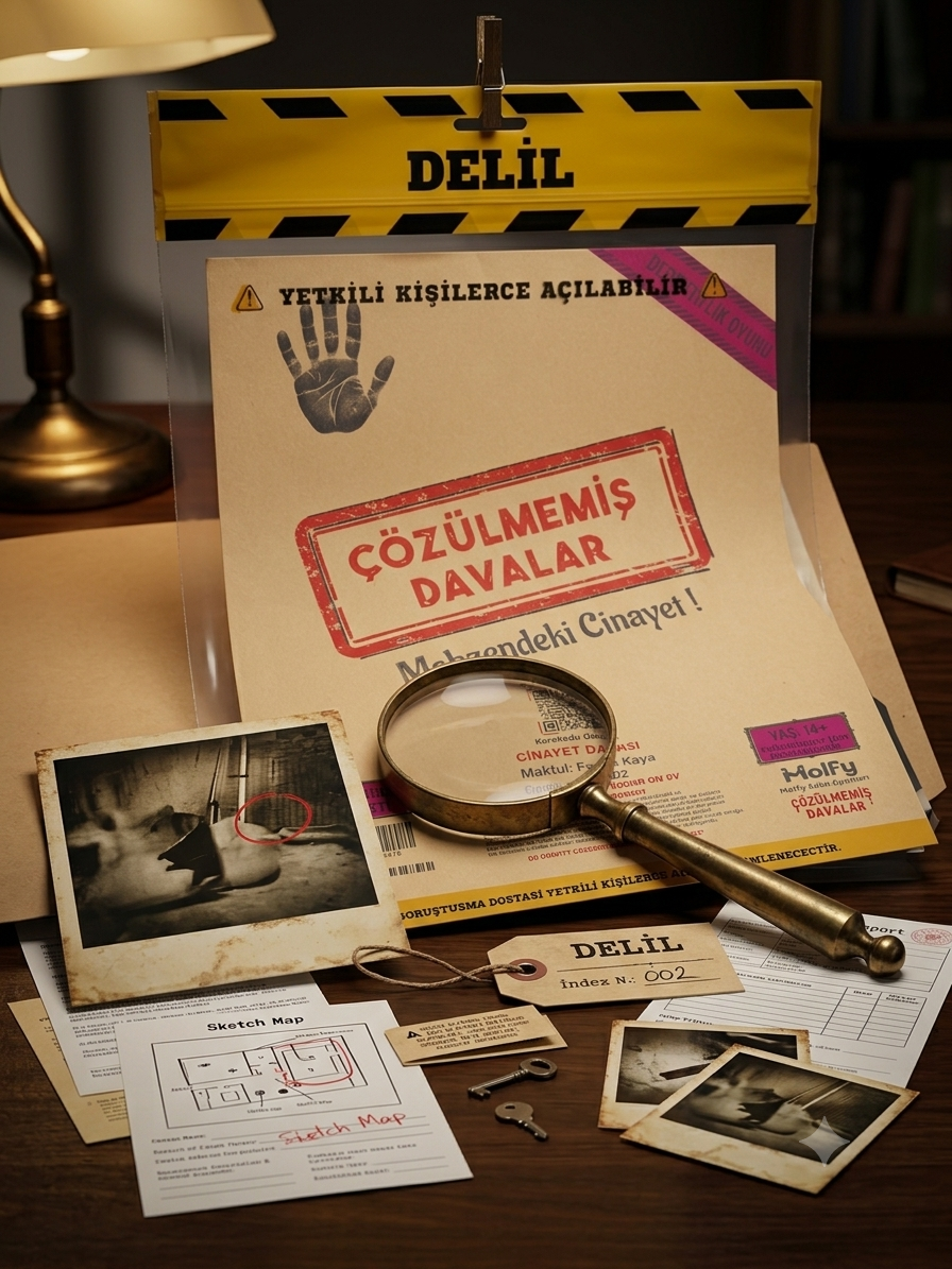 Dedektif Dava Çözme Oyunu  Mahzendeki Olay