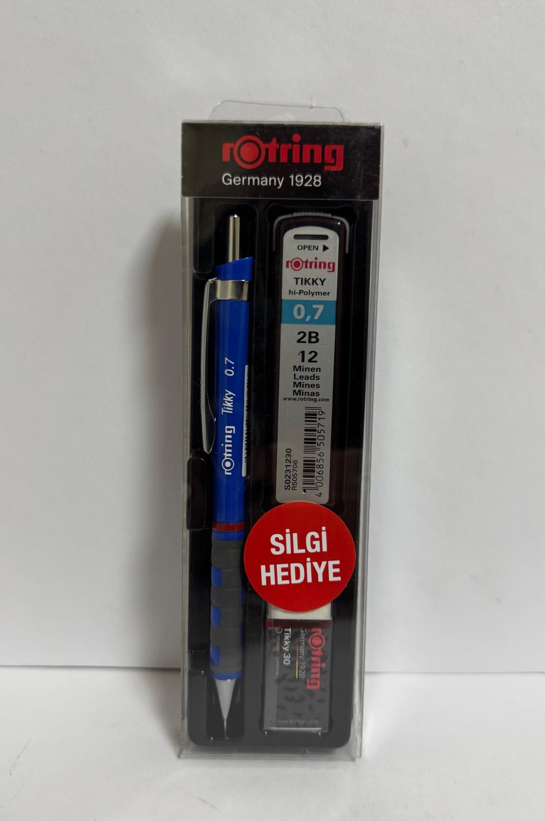 Versatil Mavi Kalem 0.7+Min+Silgi Hediye Versatil Mavi Kalem 0.7+Min+Silgi Hediye