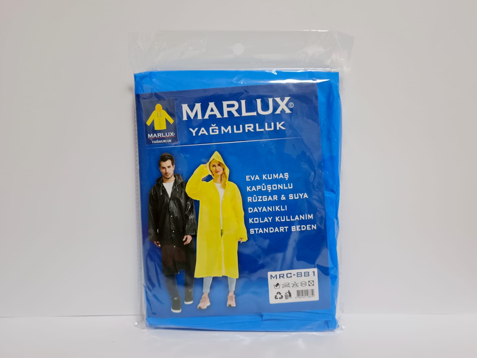 Yağmurluk Mavi  Renk (Standart Beden)