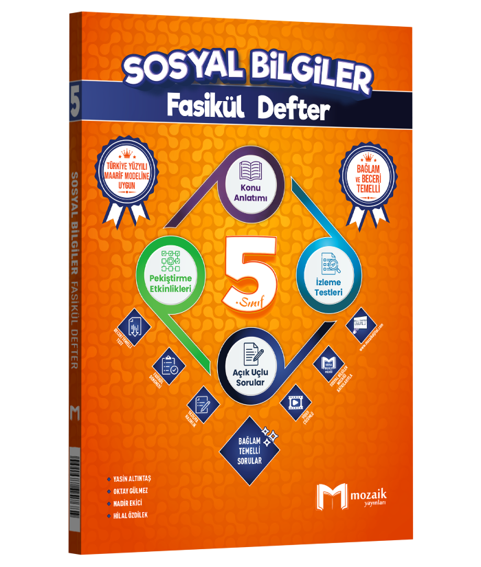 MOZAİK 5.SINIF FASİKÜL DEFTER SOSYAL BİLGİ - 26-27 - 111560-20261919