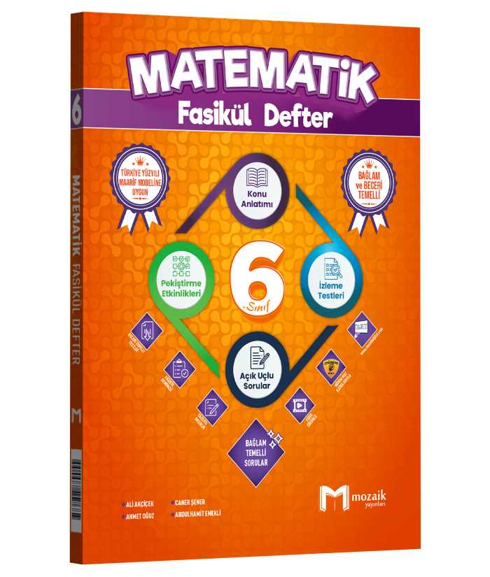 MOZAİK 6.SINIF FASİKÜL DEFTER MATEMATİK - 2026-27 - 1111412-20261919