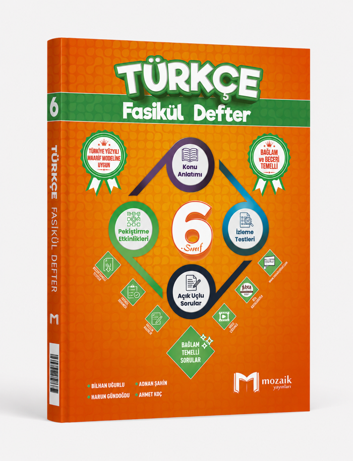 MOZAİK 6.SINIF FASİKÜL DEFTER TÜRKÇE - 2026-27 - 1111396-20261919