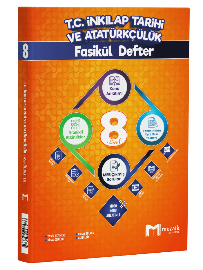 MOZAİK 8.SINIF FASİKÜL DEFTER İNKILAP TRH - 26-27 - 1111540-20261919