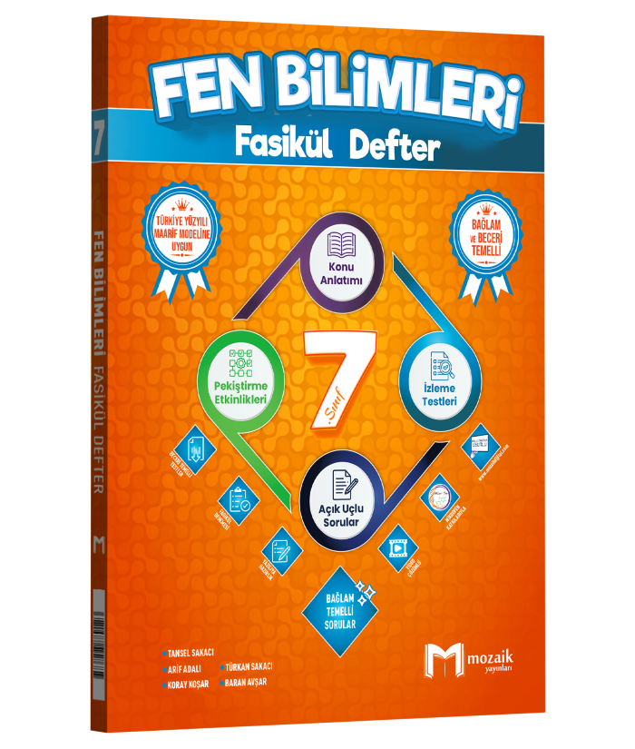 MOZAİK 7.SINIF FASİKÜL DEFTER FEN BLM - 2026-27 MOZAİK 7.SINIF FASİKÜL DEFTER FEN BLM - 2026-27