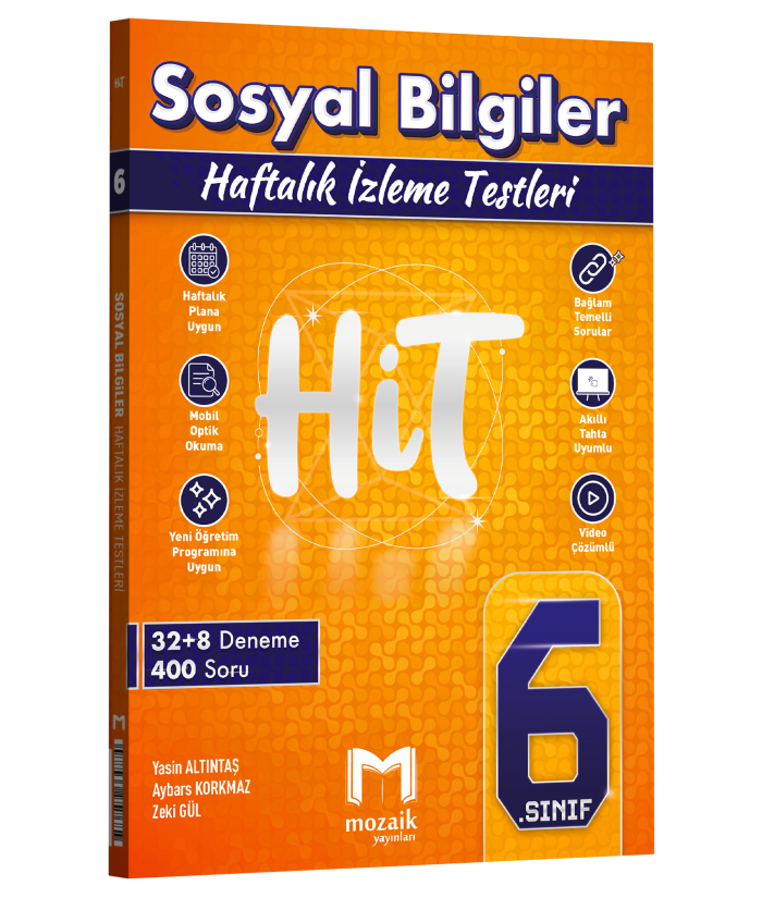MOZAİK 6.SINIF HİT 40 LI DENEME SOSYAL - 2026-27