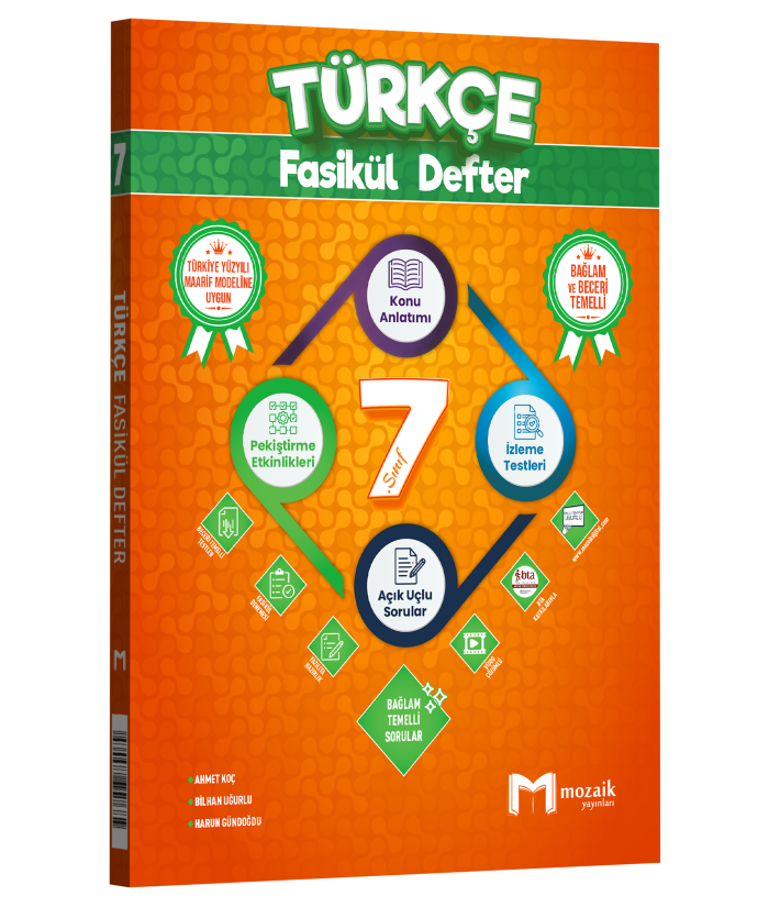 MOZAİK 7.SINIF FASİKÜL DEFTER TÜRKÇE - 26-27 MOZAİK 7.SINIF FASİKÜL DEFTER TÜRKÇE - 26-27