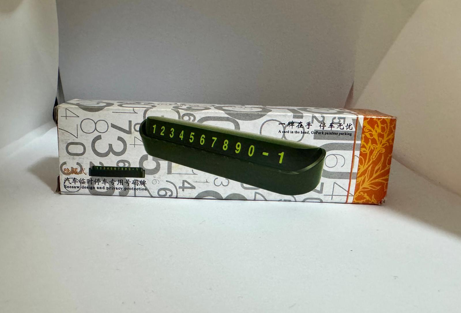 Araba Numaratörü Fosforlu Açılır Kapanır Kaliteli Araba Numaratörü Fosforlu Açılır Kapanır Kaliteli