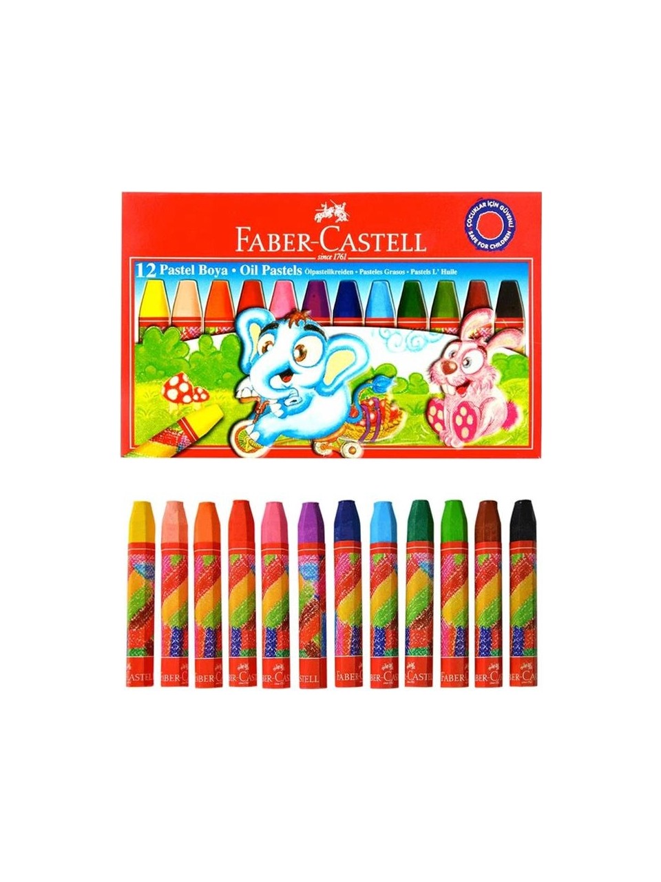 Öğrenci Boyama Seti 3 Lü 12 Renk Sulu Boya 12 Renk Kuru Boya 12 Renk Pastel Boya Kaliteli