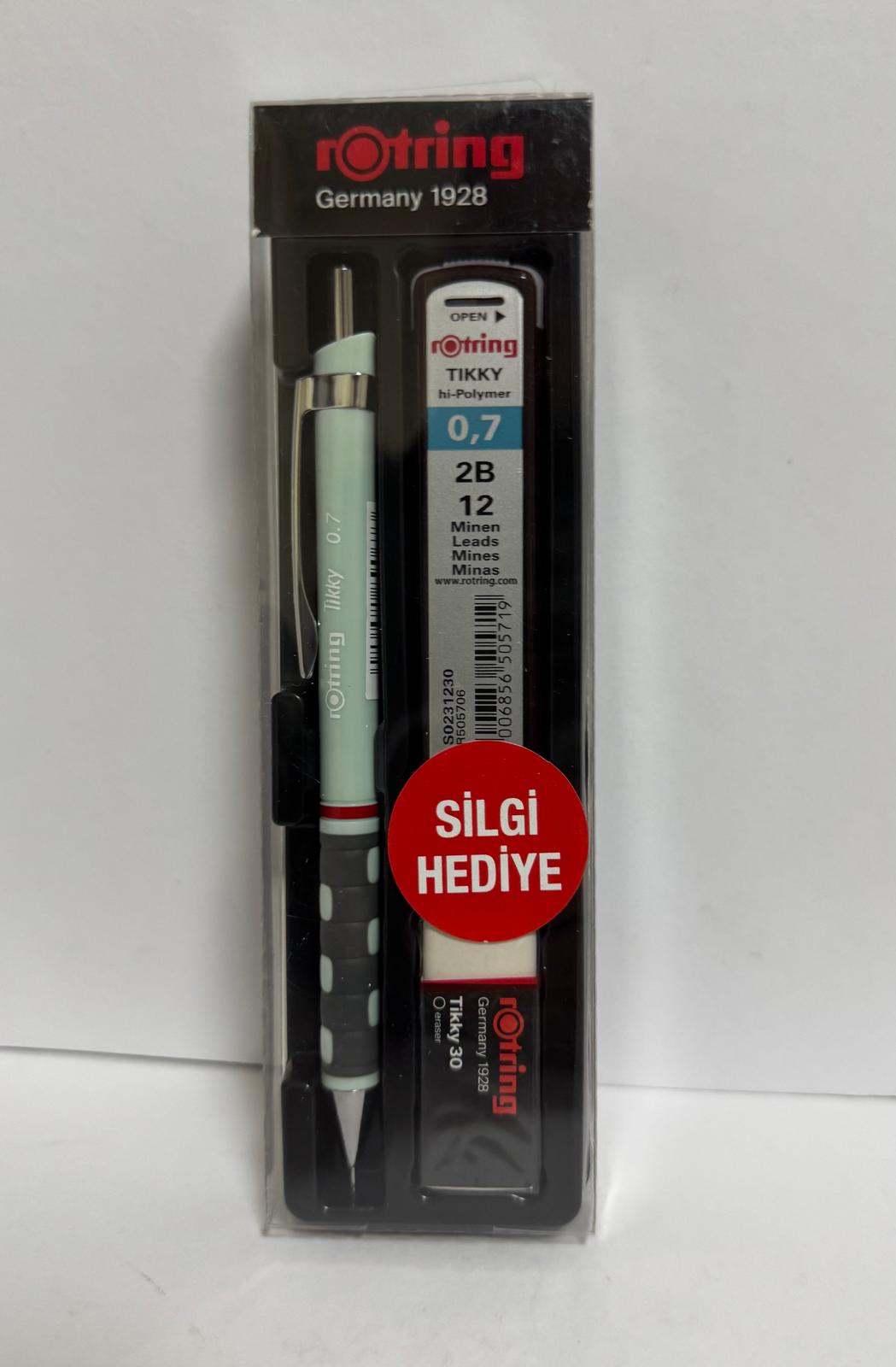 Versatil Opal Mavi Kalem 0.7+Min+Silgi Hediye Versatil Opal Mavi Kalem 0.7+Min+Silgi Hediye