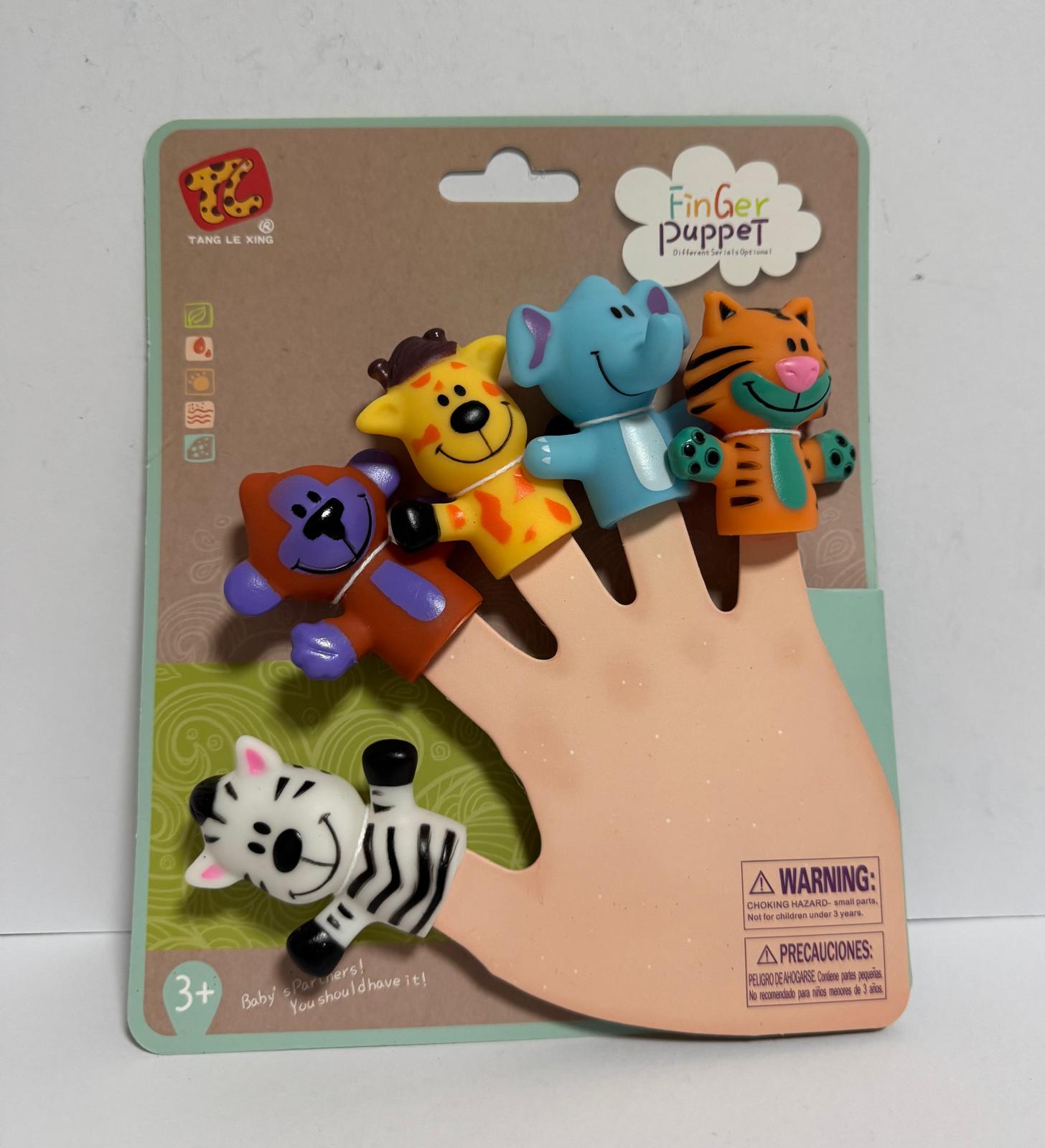 Kzl-tl-14 Hayvan Figürlü Parmak Kukla