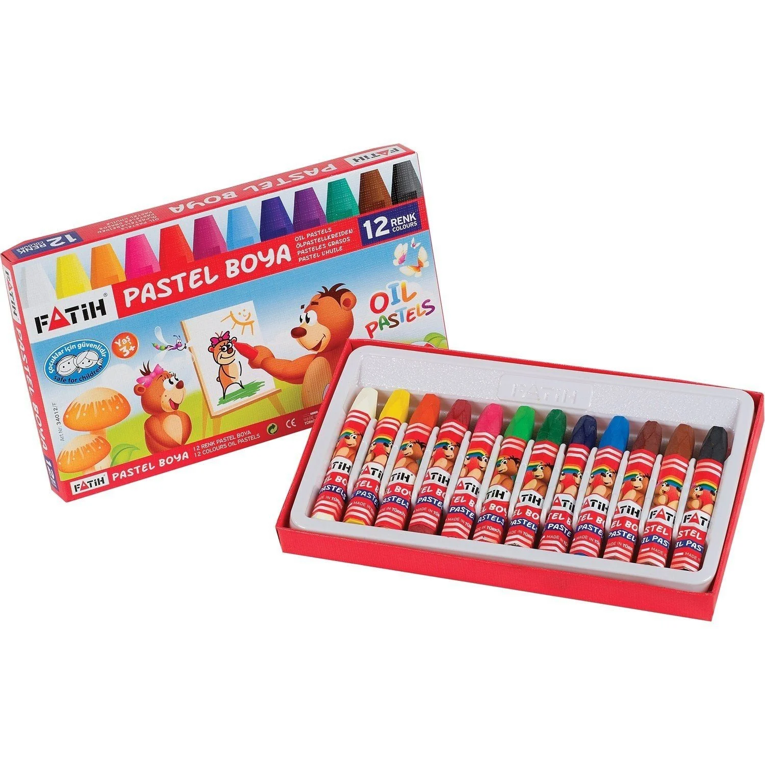 Pastel Boya 12 Renk Pastel Boya 12 Renk
