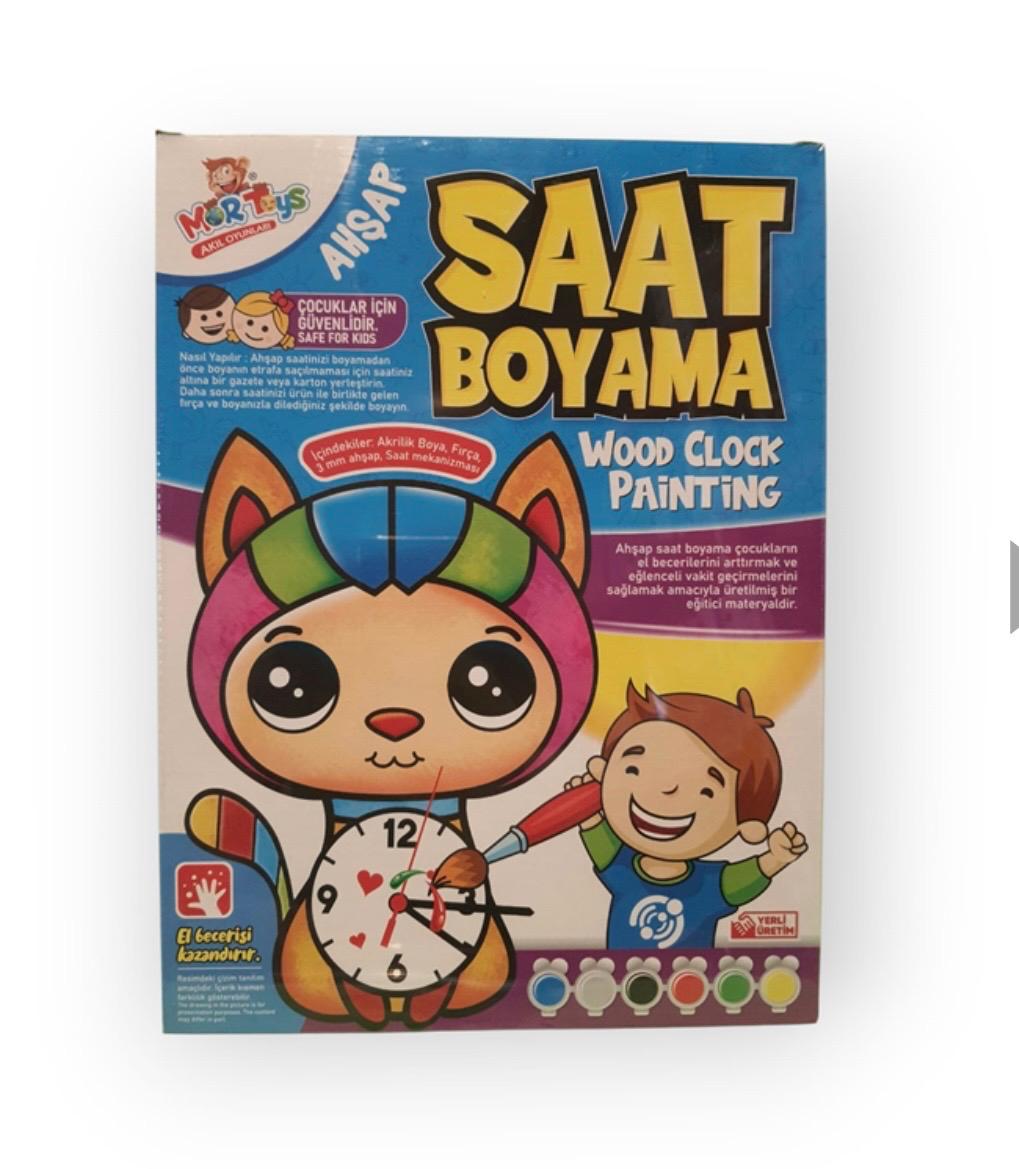 AHŞAP SAAT BOYAMA AHŞAP SAAT BOYAMA