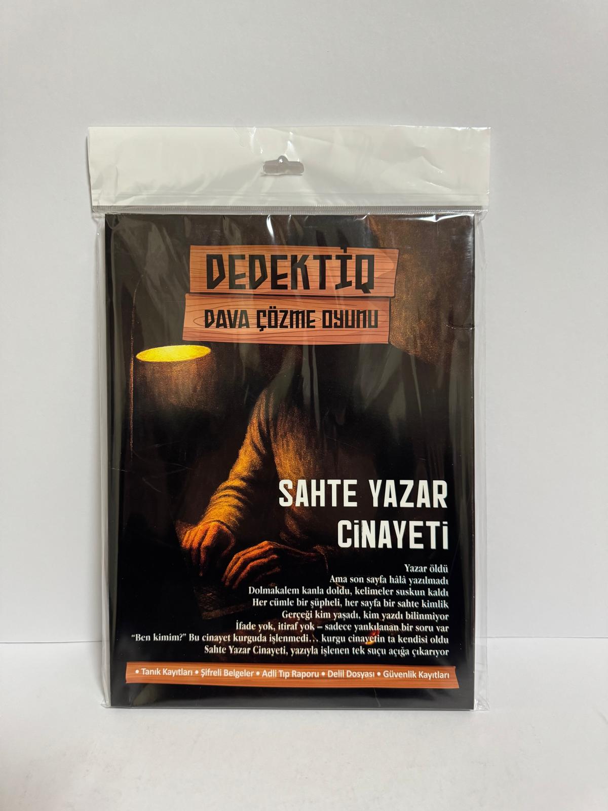 Dedektif Dava Çözme Oyunu  Sahte Yazar Cinayeti