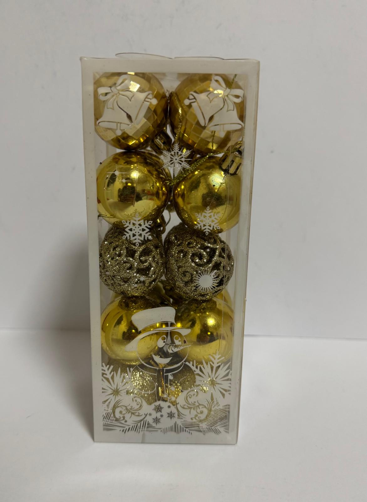 Yılbaşı Süsleri 20 Li Top Kutulu 4 cm Parlak Simli Karışık 4 Asorti Ağaç Süsleme Gold Yılbaşı Süsleri 20 Li Top Kutulu 4 cm Parlak Simli Karışık 4 Asorti Ağaç Süsleme Gold