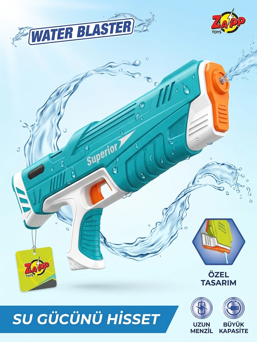 Şarjlı Zapp Sutabancası Sun-Rst-Zap-Su Tabancası 7 4V USB 280ML - 1111138-20261919