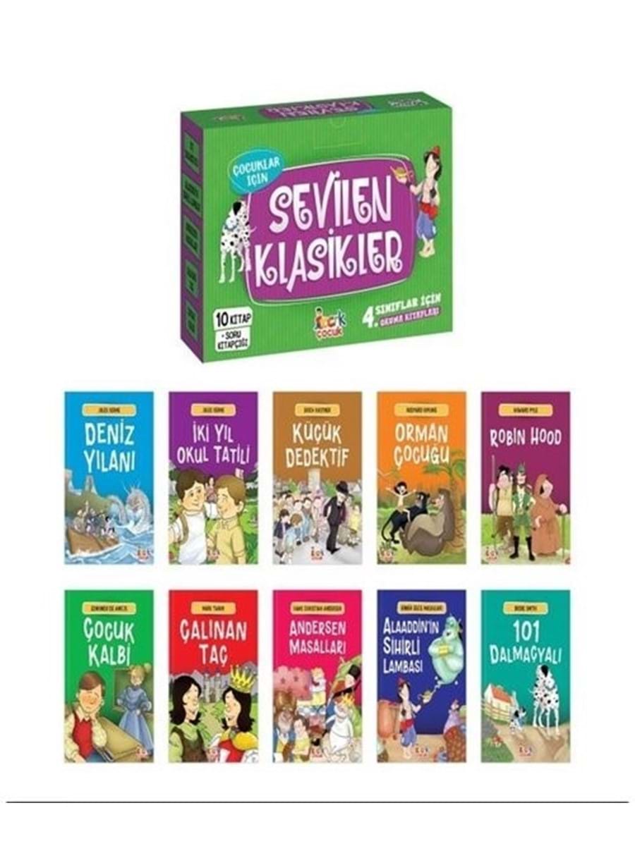 Çocuklar için Popüler Klasikler 10 Kitap + Soru Kitapçığı Çocuklar için Popüler Klasikler 10 Kitap + Soru Kitapçığı