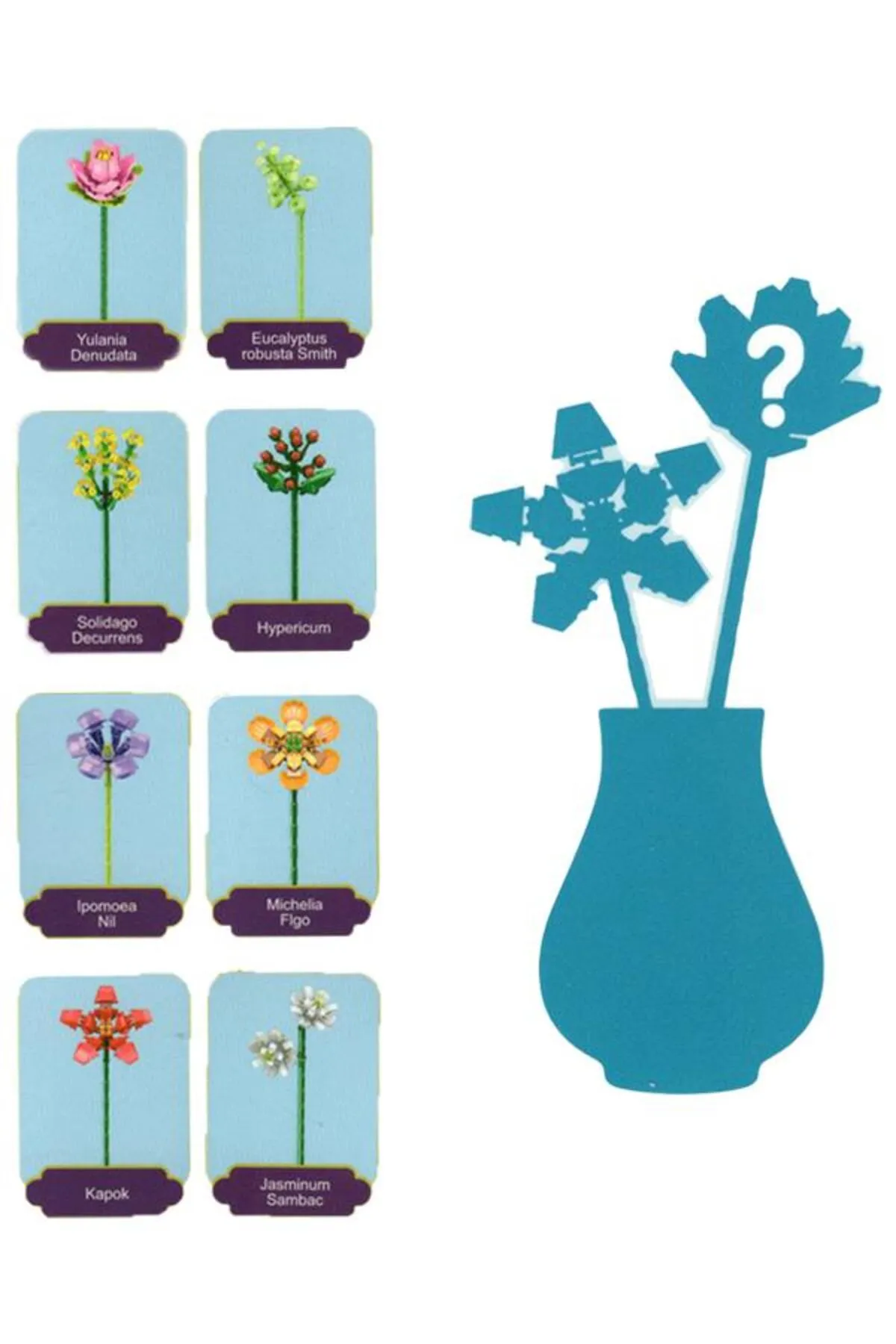 Mini Blok Flower Gül Mini Blok Flower Gül(süpriz)