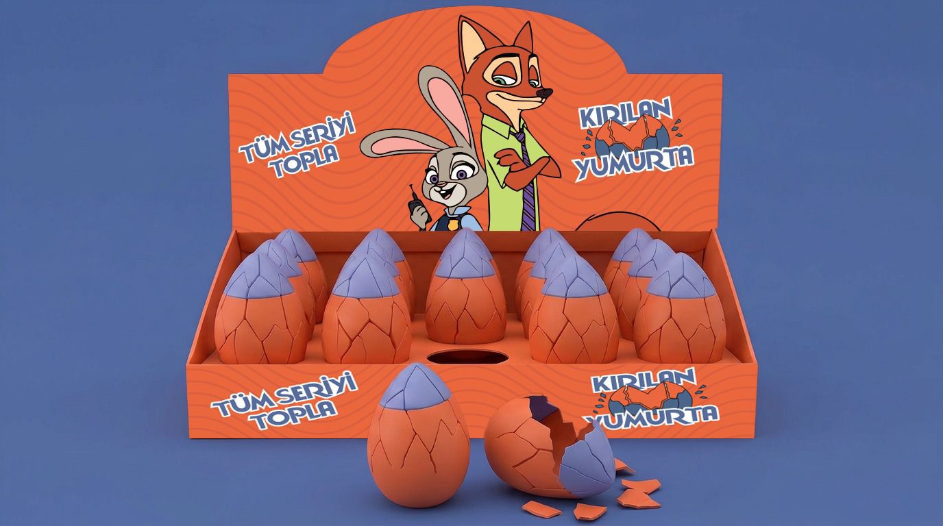 Kırılan Yumurta 3D Anahtarlık 1 Adet Tilki Kırılan Yumurta 3D Anahtarlık 1 Adet Tilki