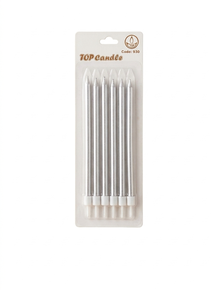 Top Candle  Pasta Mumu 6 Adet – Doğum Günü ve Parti Kutlama Seti NO:5 - 1111307-20261919