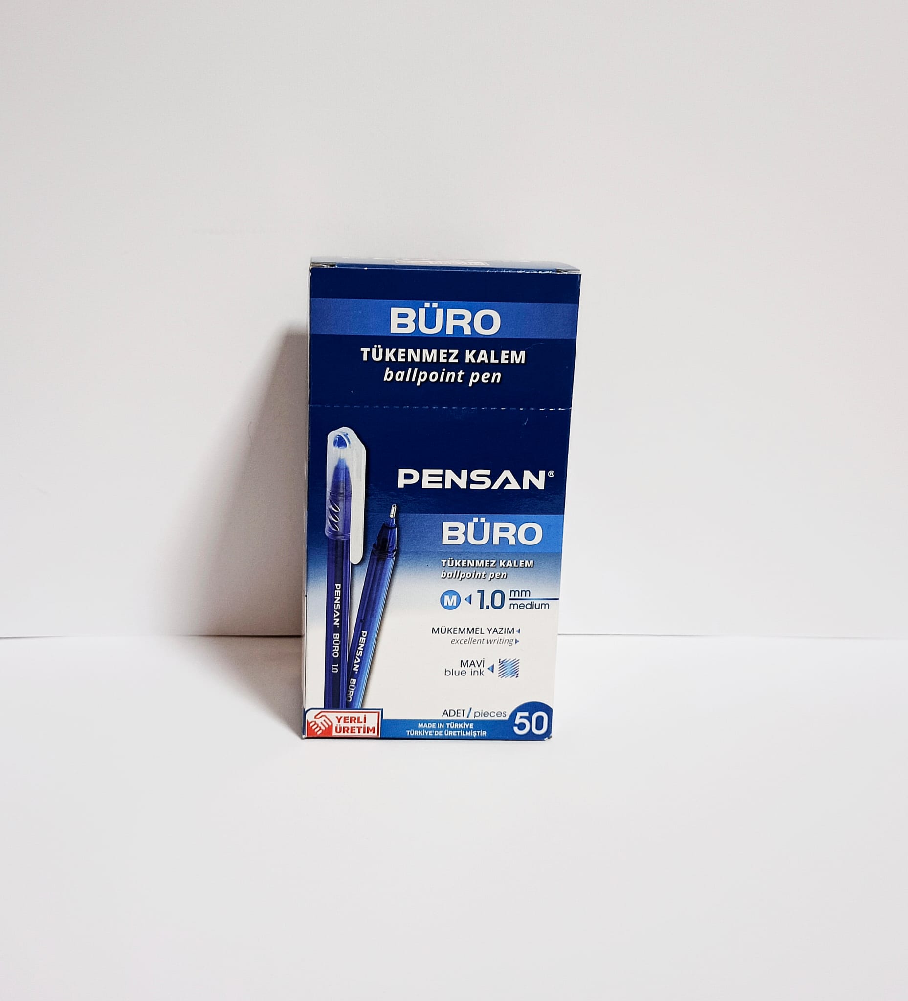 Tükenmez Kalem Pensan 2270 1mm Mavi 50`li