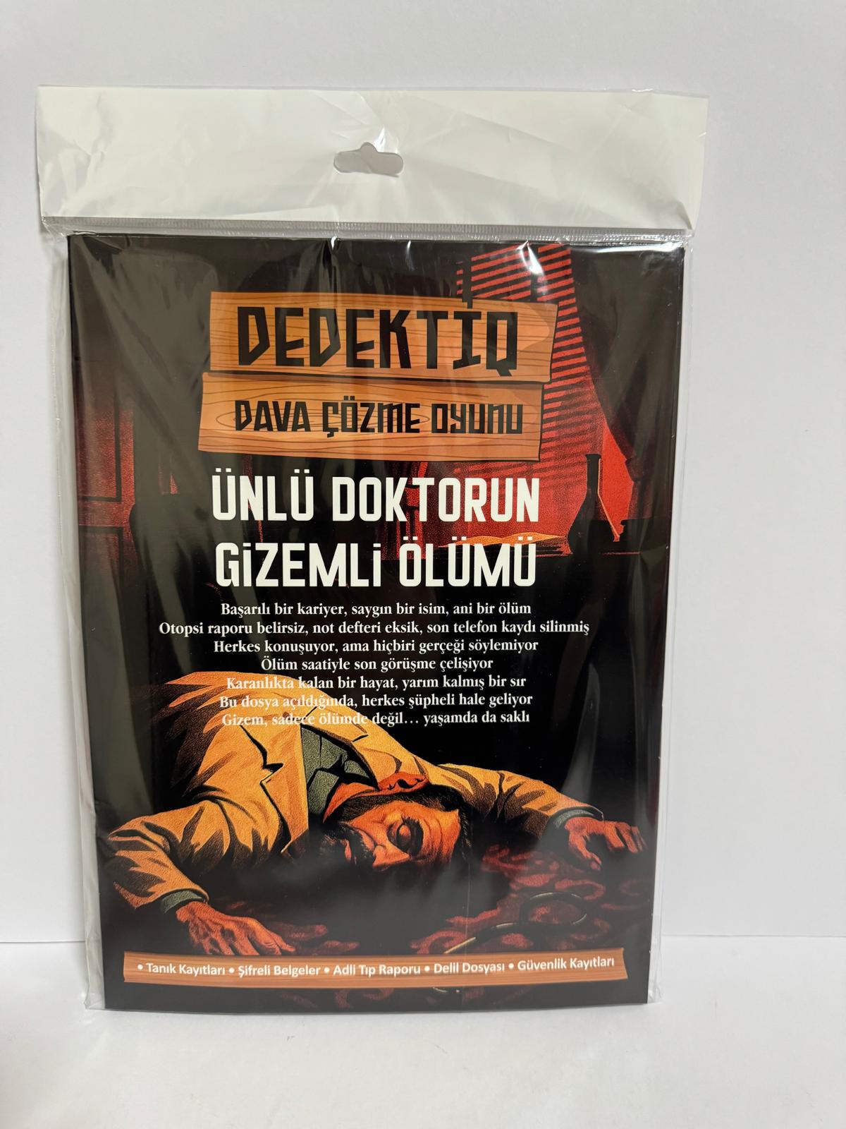 Dedektif Dava Çözme Oyunu  Ünlü Doktorun Gizemli Ölümü