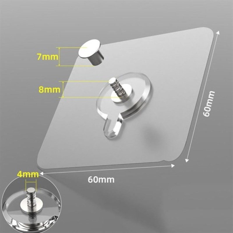 Ultra Güçlü Vantuzlu Askı 4 ADET Ultra Güçlü Vantuzlu Askı 4 ADET