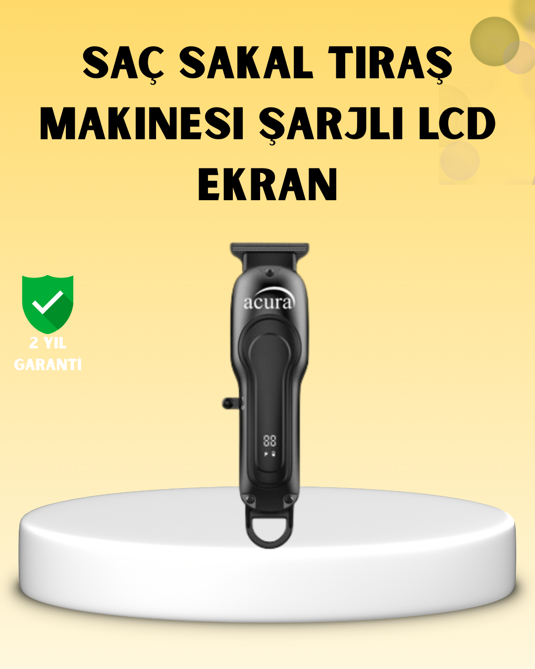 EMS Mikro Akım Yüz ve Boyun Sıkılaştırıcı Cihaz 7000 VPM Titreşim Isı Terapili - Lisinya
