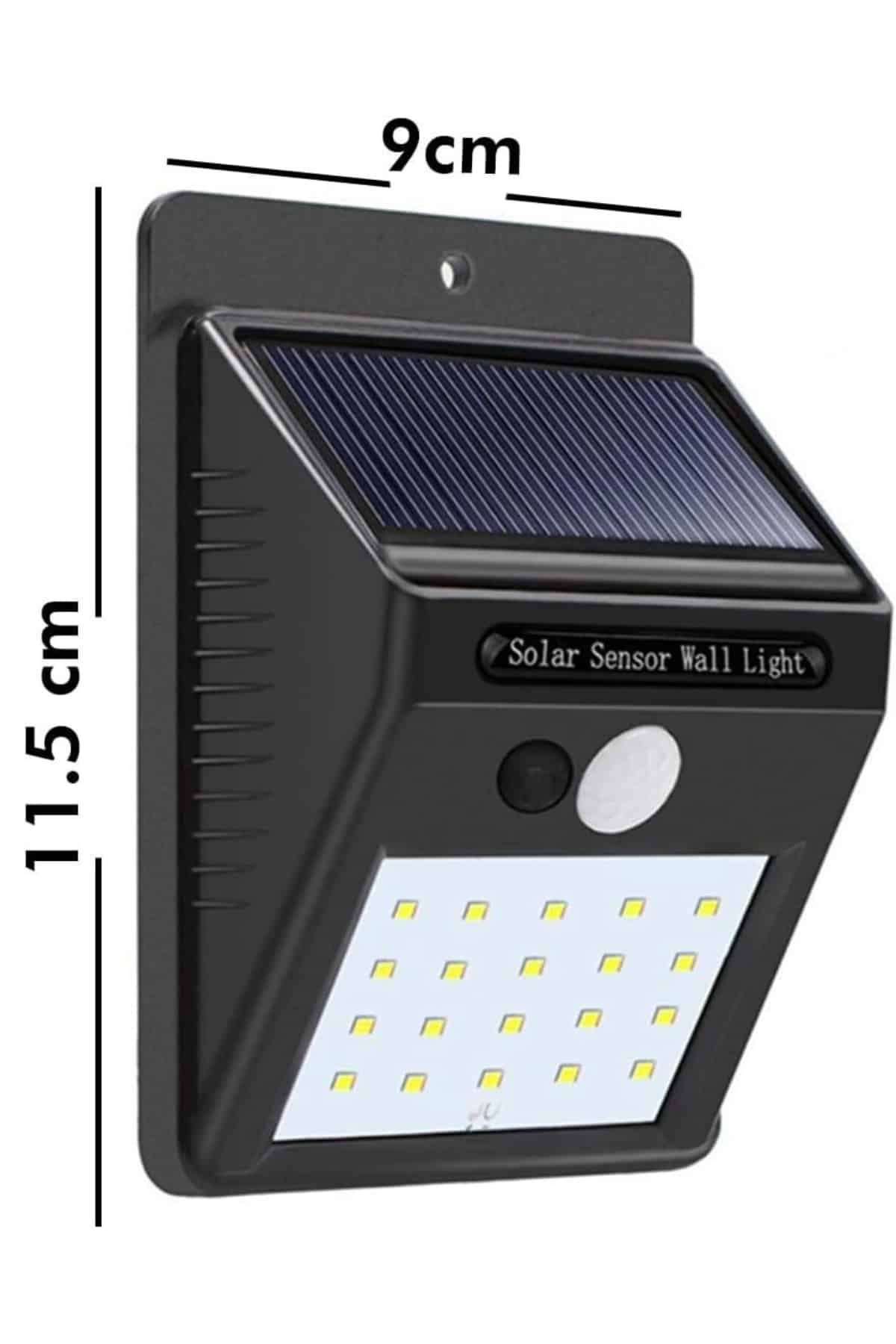 Bahçe Aydınlatması Güneş Enerjili Led Işık Lamba Sensörlü Dekoratif - Lisinya