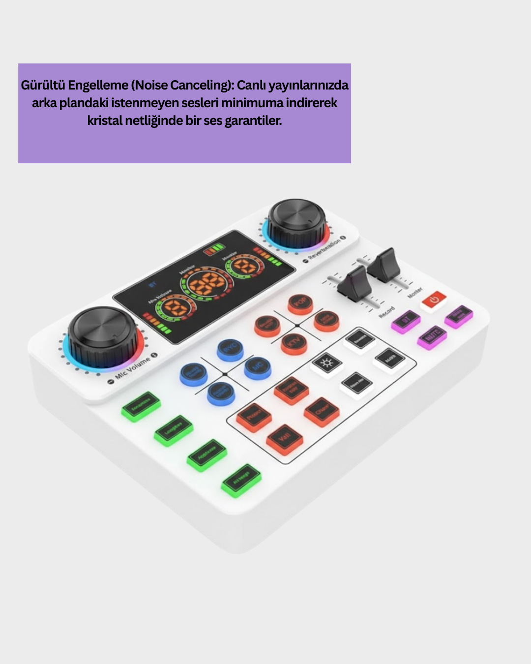 40mm Sürücülü RGB Kablosuz Kulaklık – Oyun ve Müzik için - Lisinya