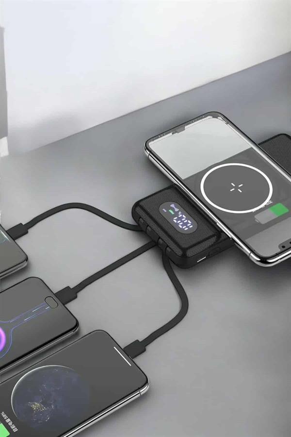 10.000 Mah Powerbank 4 Portlu Hızlı Şarj Dijital Göstergeli - Lisinya