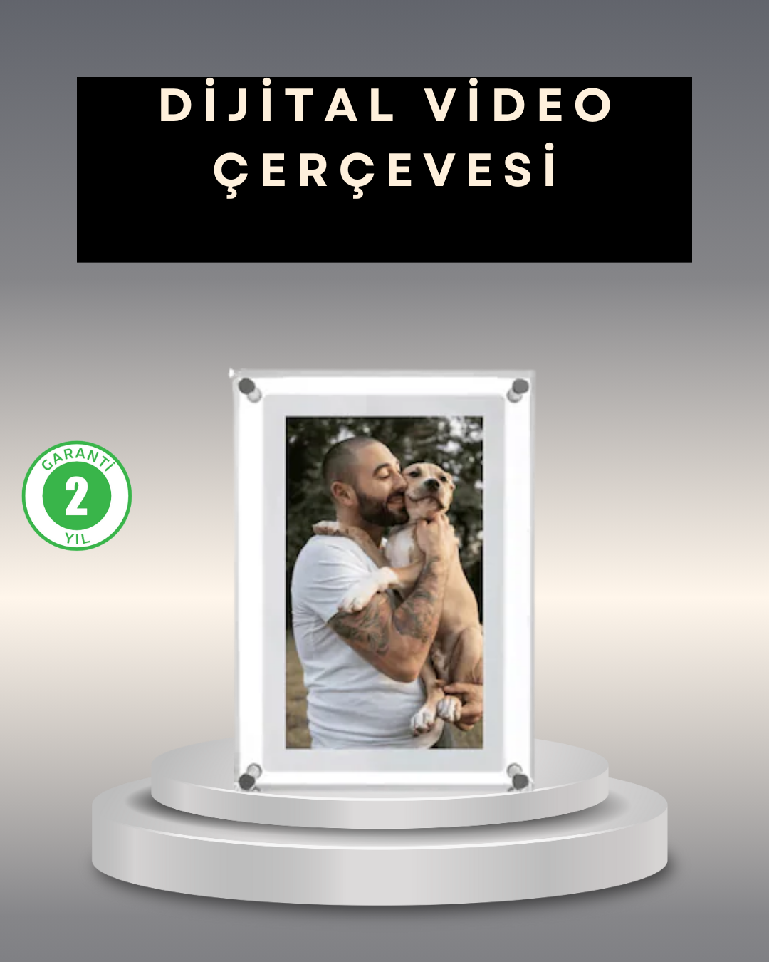 Fotoğraf, Video ve Müzik Destekli 7 İnç IPS Dijital Çerçeve – Çoklu Medya Deneyimi - Lisinya