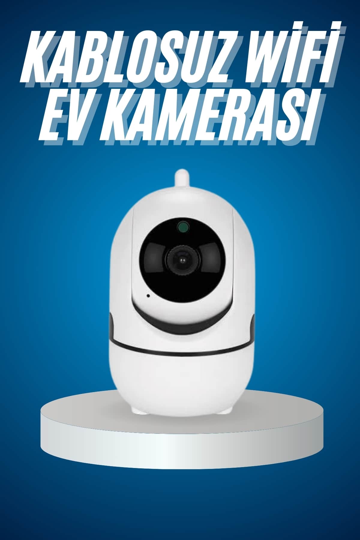 Mini IP Kamera Hareketli Güvenlik Kamerası Kablosuz Wifi Kamera Mikrofonlu - Lisinya