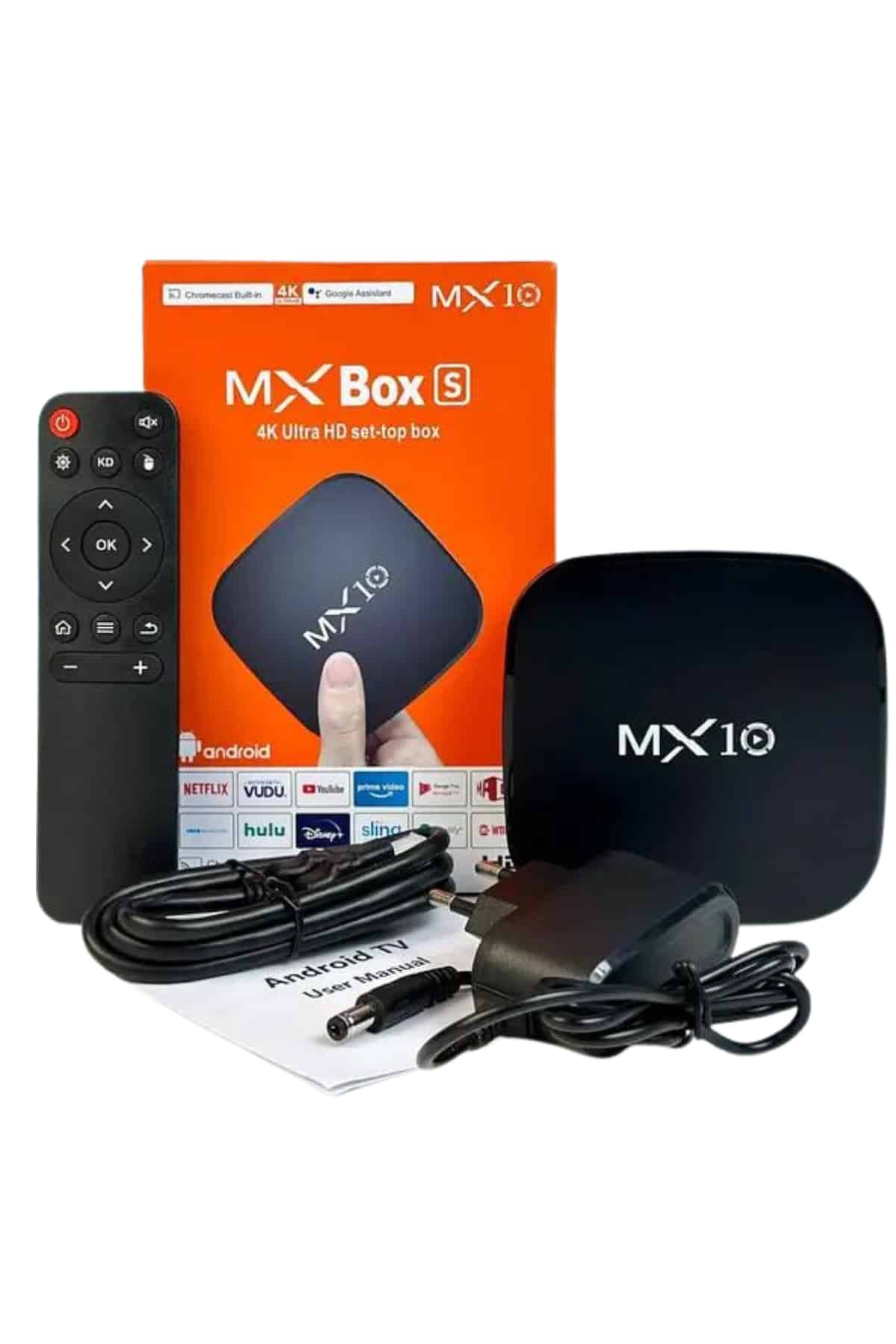 2.4G Wifi Tv Box Medya Oynatıcı TV Uyumlu MX Box Kutusu Android TV - Lisinya