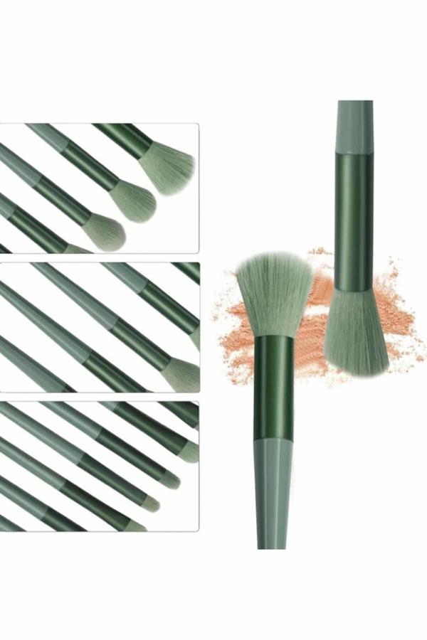 13 Parça Makyaj Fırça Seti Far Kontür Aydnlatıcı Fırçası İz Bırakmaz Hafif ve Yumuşak - Lisinya