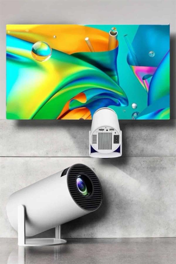 130 İnç Geniş Ekran ve 4K Destekli Full HD Projeksiyon Cihazı - Lisinya