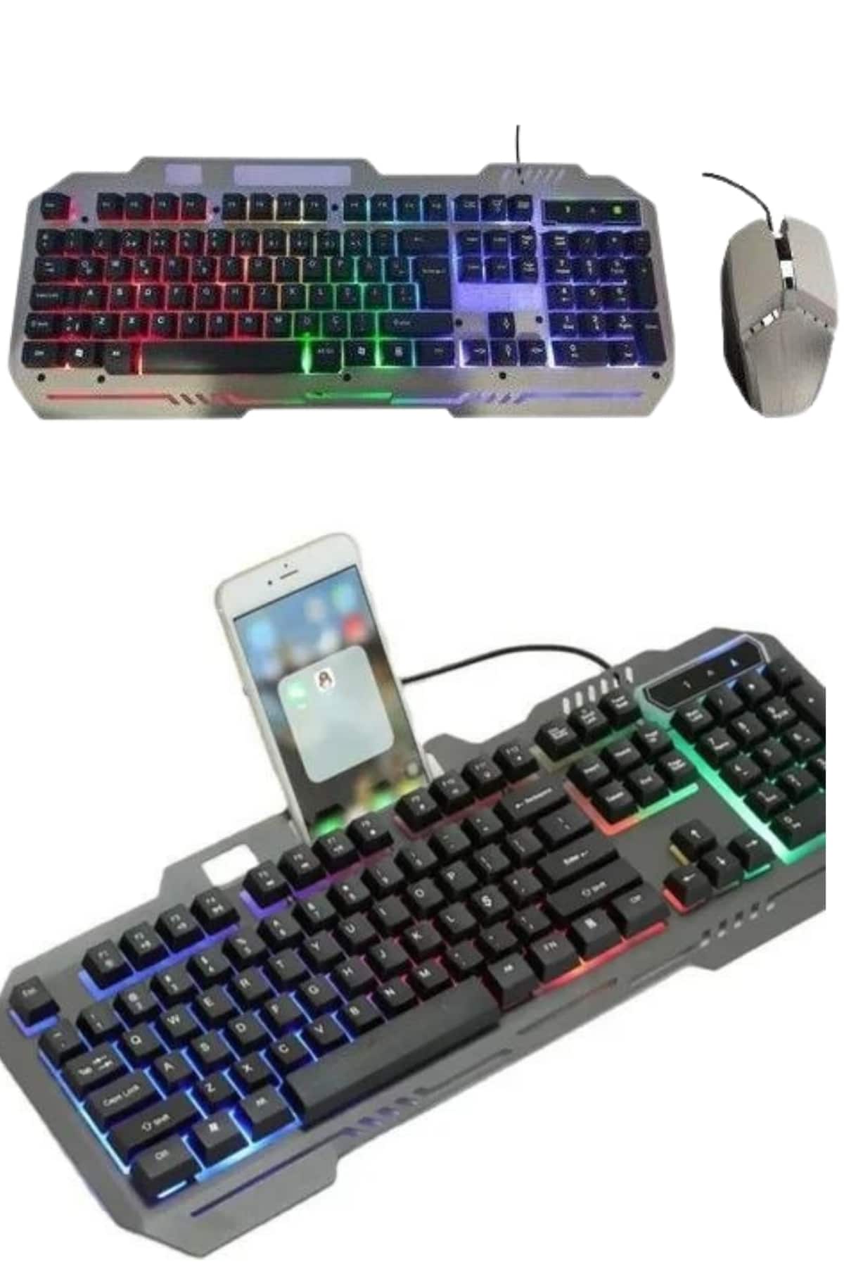 Gaming Oyuncu Klavyesi Led Aydınlatmalı Mekanik Hisli - Lisinya