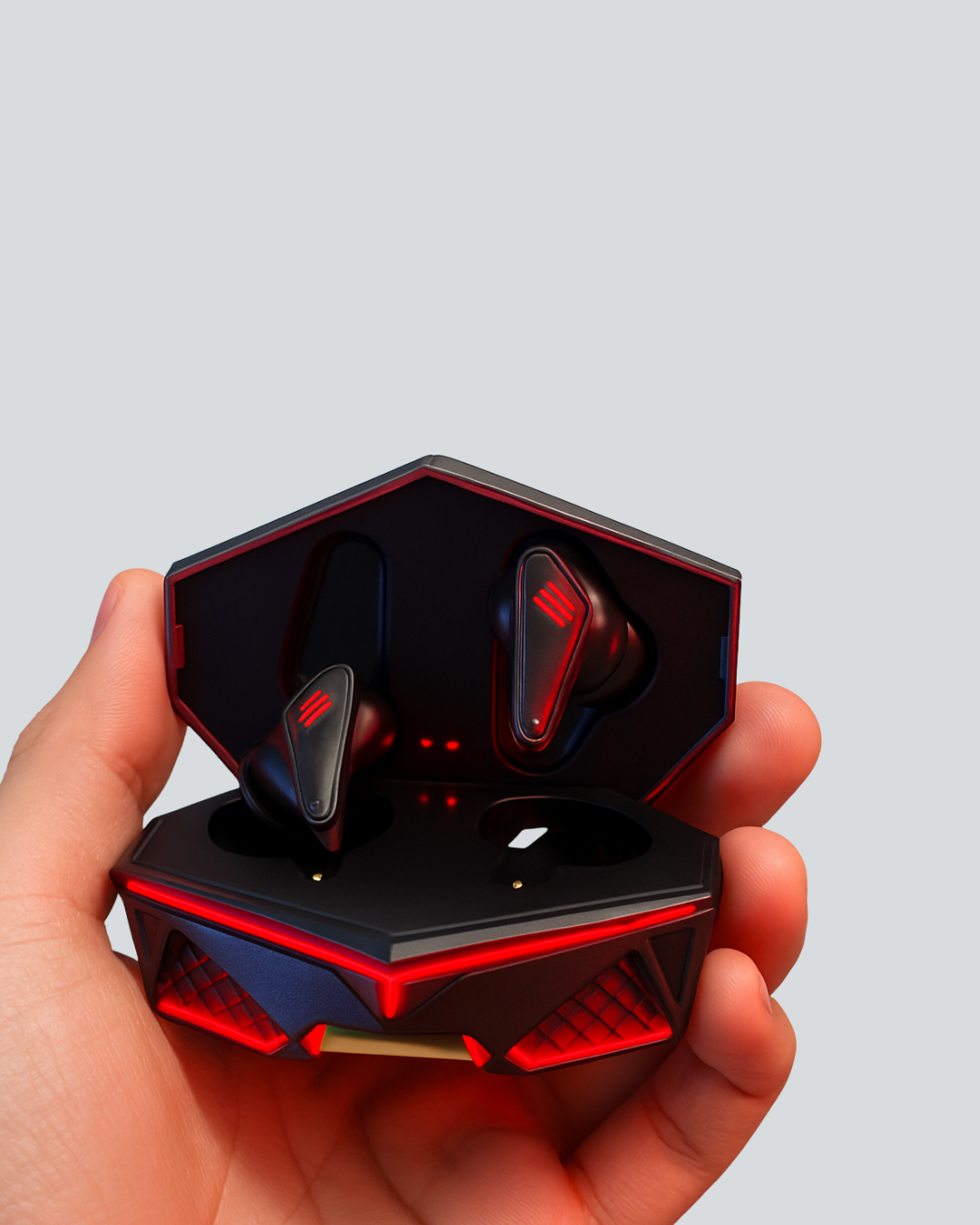 Led Işıklı Metal Kasa Kablosuz Gaming Kulaklık - Lisinya
