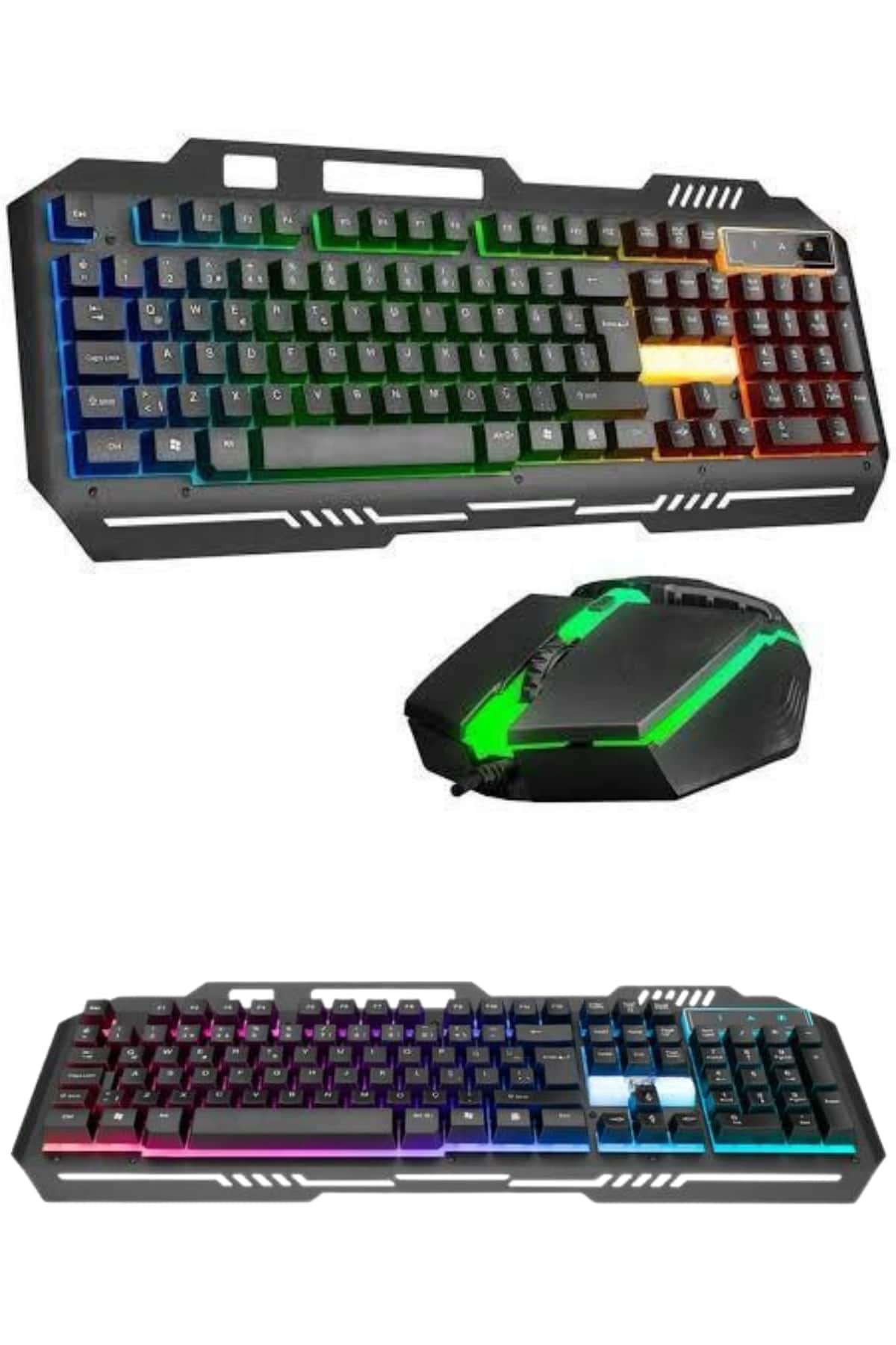 Gaming Oyuncu Klavyesi Led Aydınlatmalı Mekanik Hisli - Lisinya