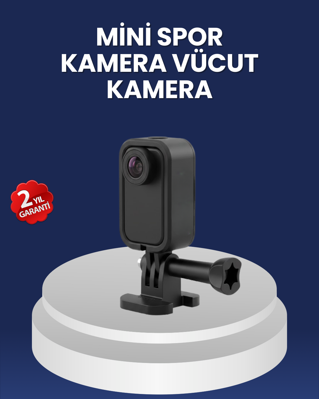 Vlog, Seyahat ve Günlük Video Çekimleri İçin Mini Kamera - Lisinya