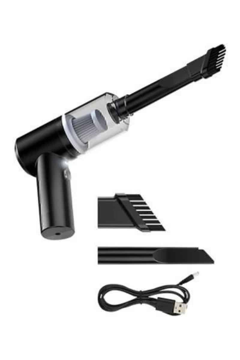 Araç İçi Süpürge Kablosuz Şarjlı Elektrikli Süpürge Elde Taşınabilir - Lisinya