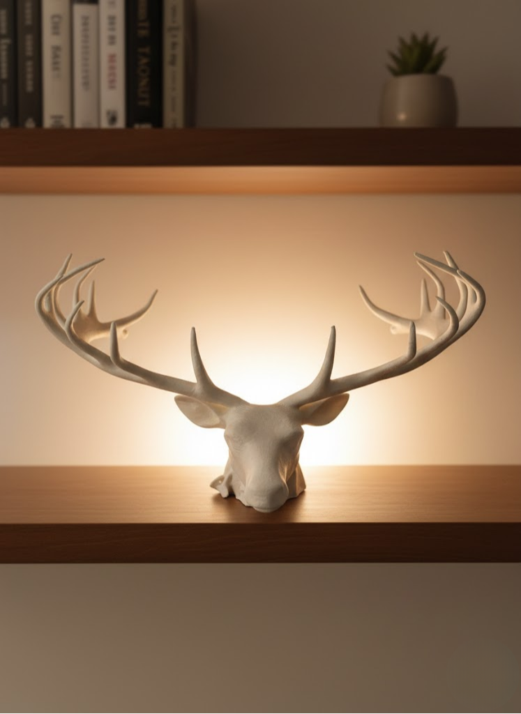 25 cm Estetik Geyik Figürü Şık Ev Ofis Dekorasyonu - Lisinya