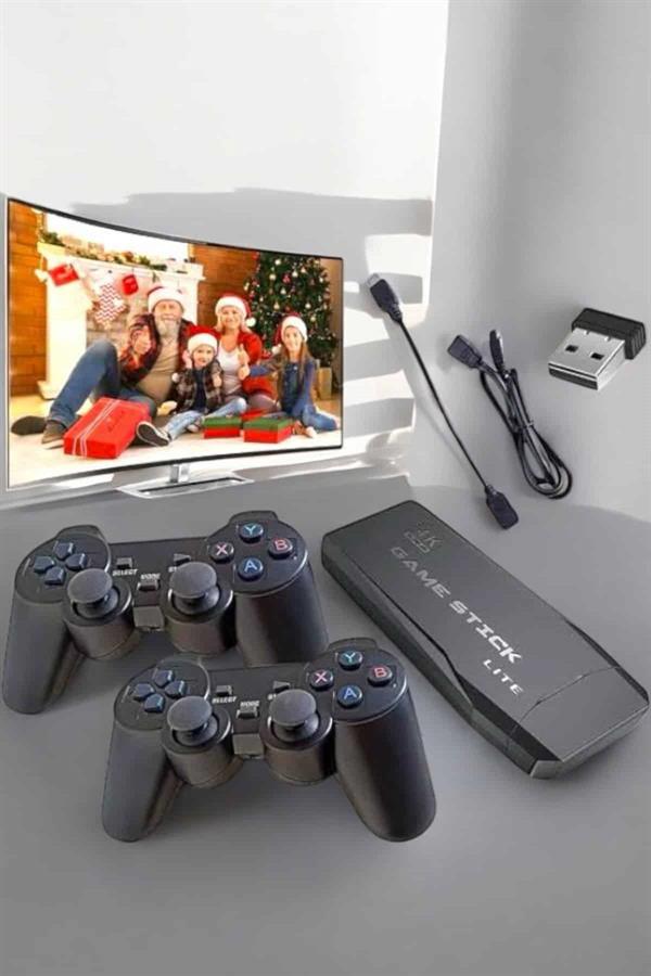 20.000 Oyunlu Premium Model Oyun Konsolu 8k Android Tv HD Game Stick - Lisinya