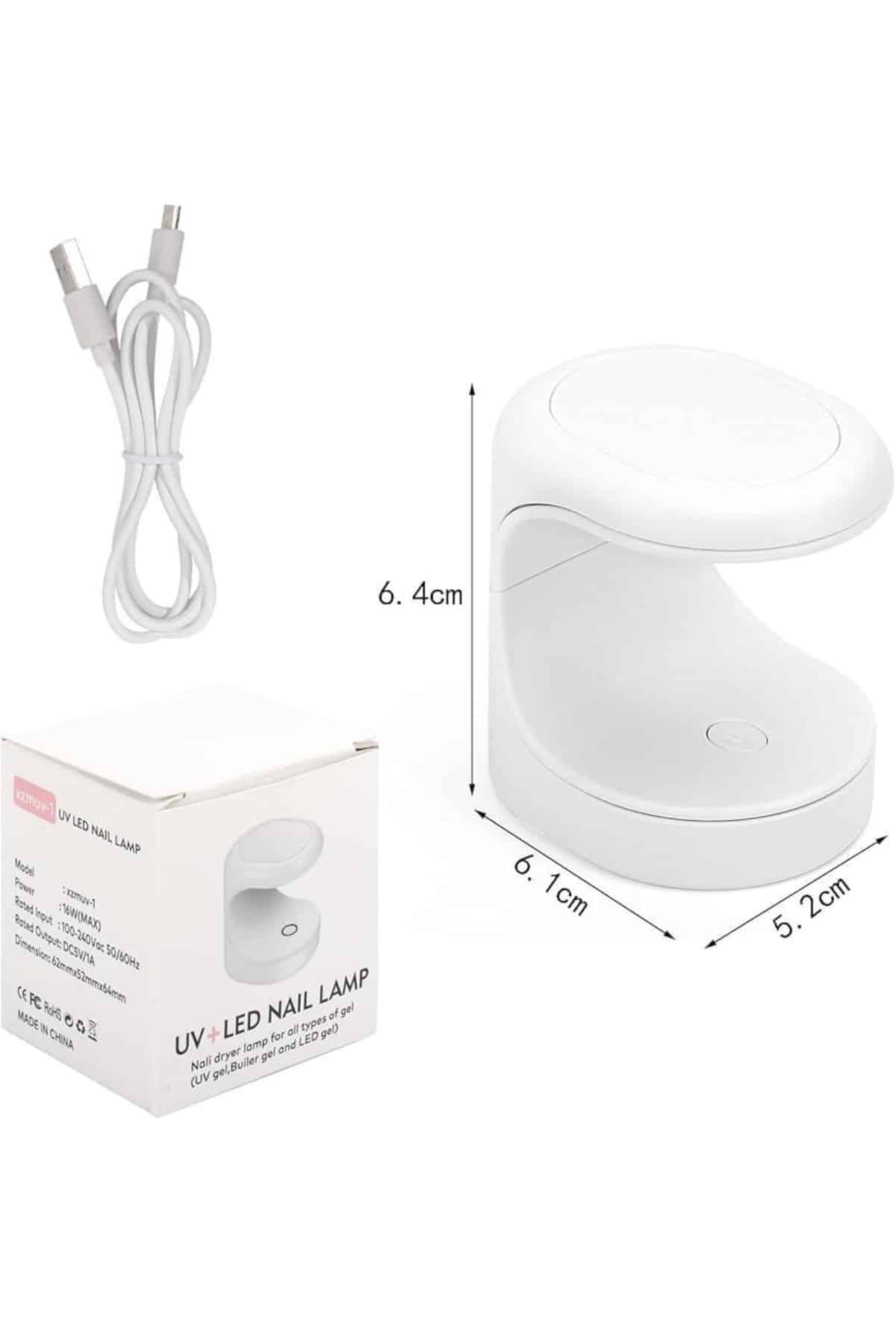 Mini Taşınabilir Kalıcı Oje Jel Tırnak Kurutucu Fototerapi Makinesi - Lisinya