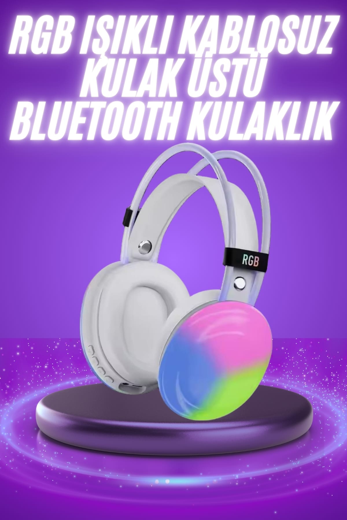 2025 Model Bluetooth Kulaklık Kulak Üstü Kablosuz Uzun Ömürlü Unısex - Lisinya