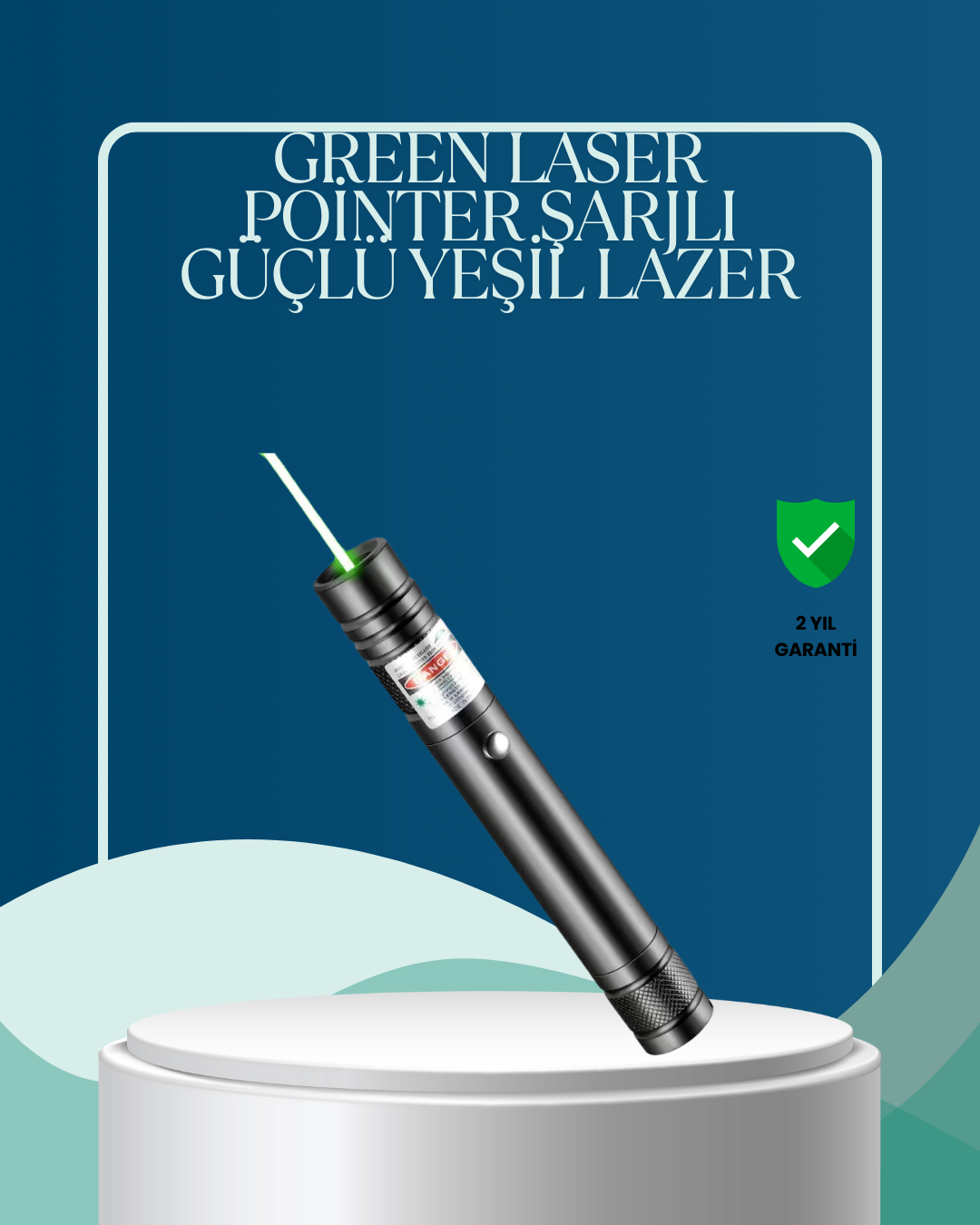 Profesyonel Kullanım İçin 5000mW Yeşil Lazer İşaretleyici - Lisinya